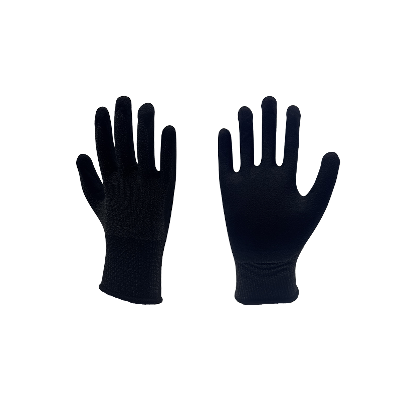 13-as nanopoliészter spandex nitril matt kesztyű
