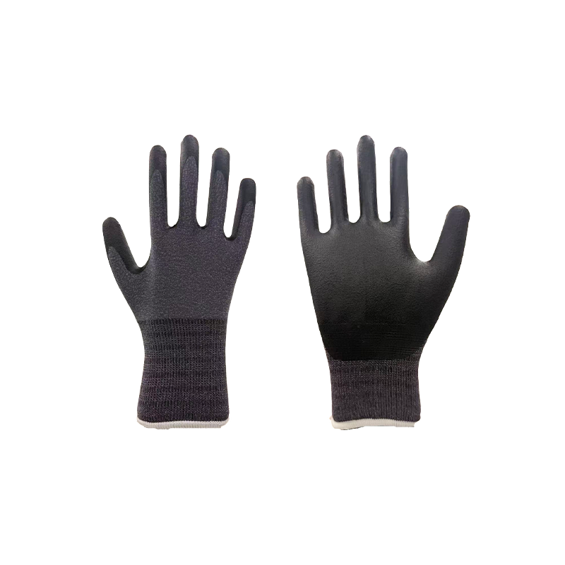 15-ös nylon-spandex mártott nitrilhab kesztyű